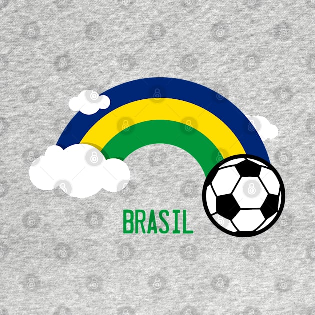 Soccer Rainbow - Brasil by LILNAYSHUNZ